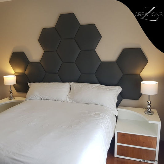 Custom-made headboard bases and pedestals by Zcreations – an amazingly beautiful concept, meticulously crafted and installed. Elevate your bedroom with our stunning, bespoke designs
